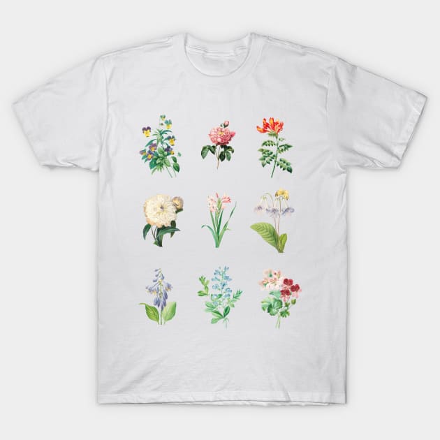 Vintage Floral T-Shirt by OpalEllery